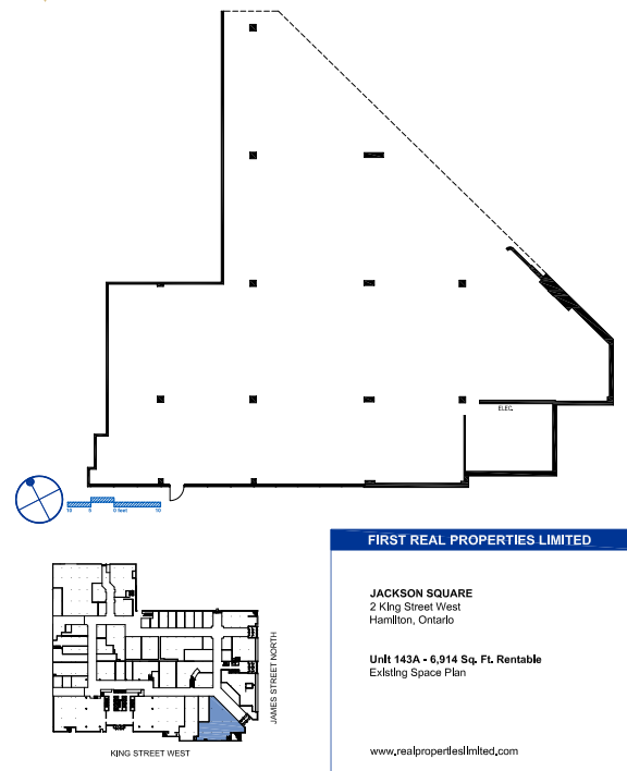 100, 110, and 120 King St W, Hamilton, ON for lease Floor Plan- Image 1 of 1