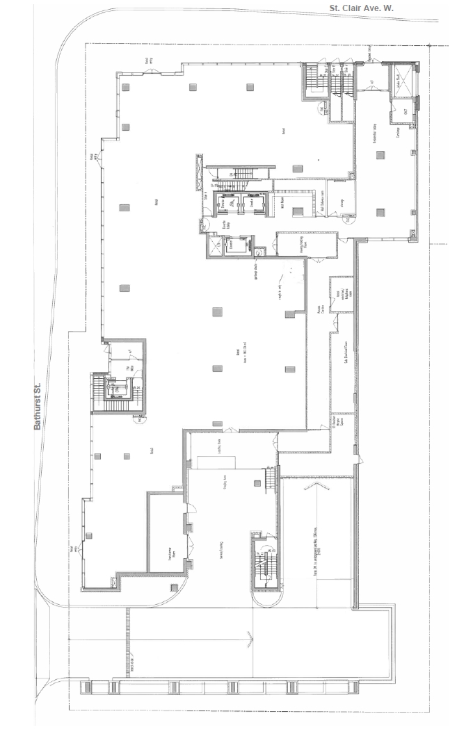 501 St. Clair Ave W, Toronto, ON for lease Floor Plan- Image 1 of 1