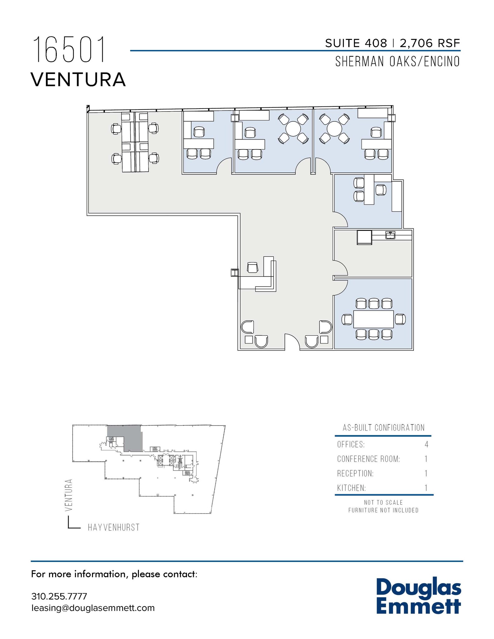 16501 Ventura Blvd, Encino, CA for lease Floor Plan- Image 1 of 1