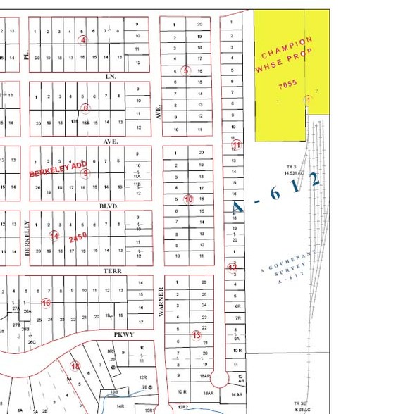 1901-1923 Windsor Pl, Fort Worth, TX for lease - Plat Map - Image 2 of 49