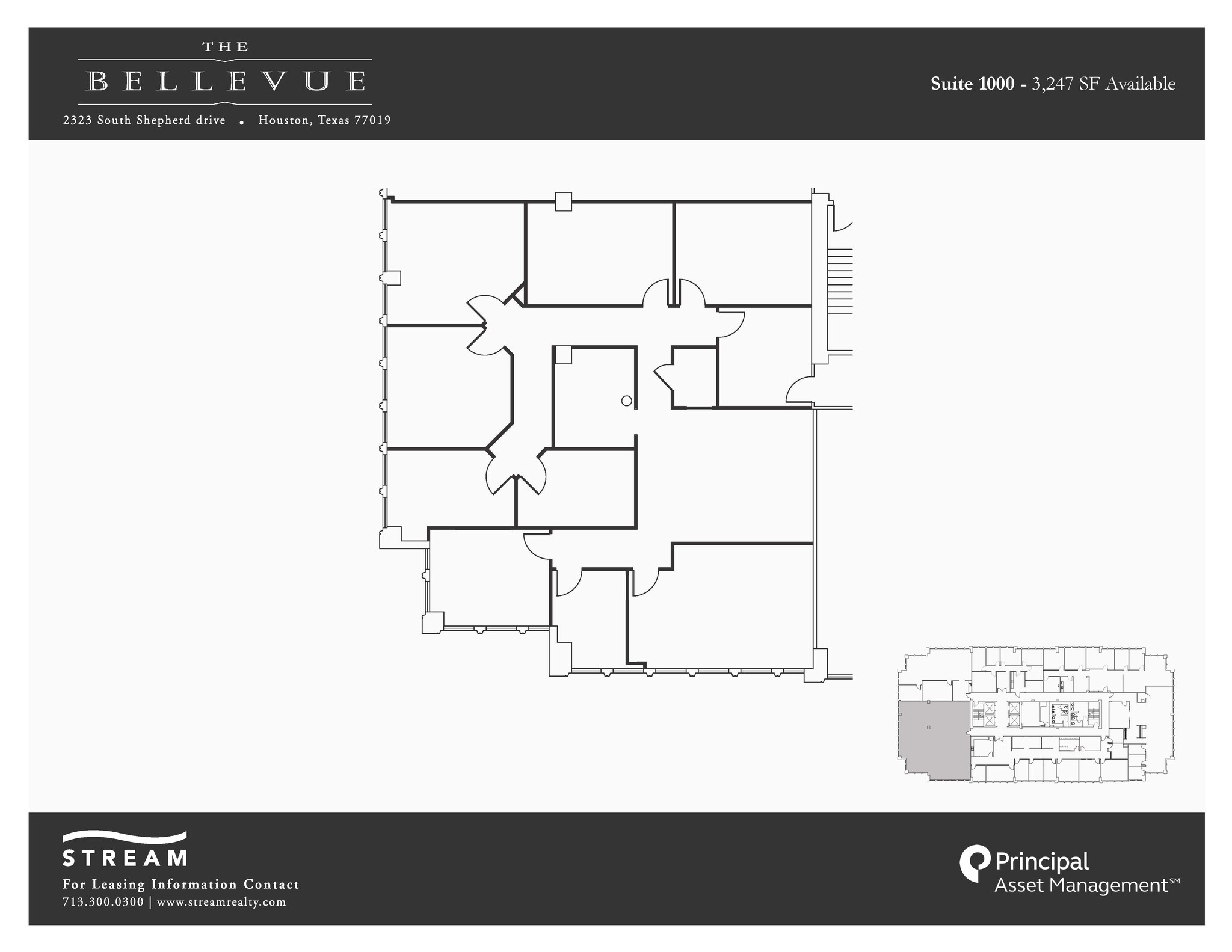 2323 S Shepherd Dr, Houston, TX for lease Floor Plan- Image 1 of 1