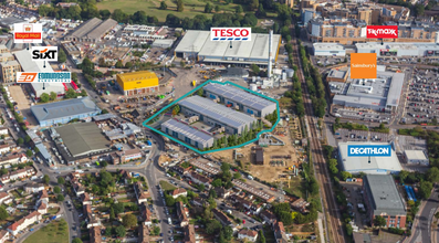 Factory Ln, Croydon, LND - aerial  map view