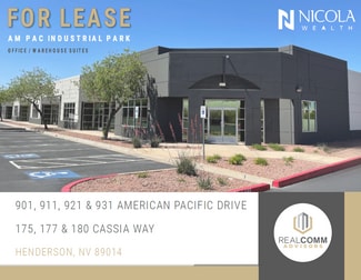 More details for 901 American Pacific Dr, Henderson, NV - Industrial for Lease