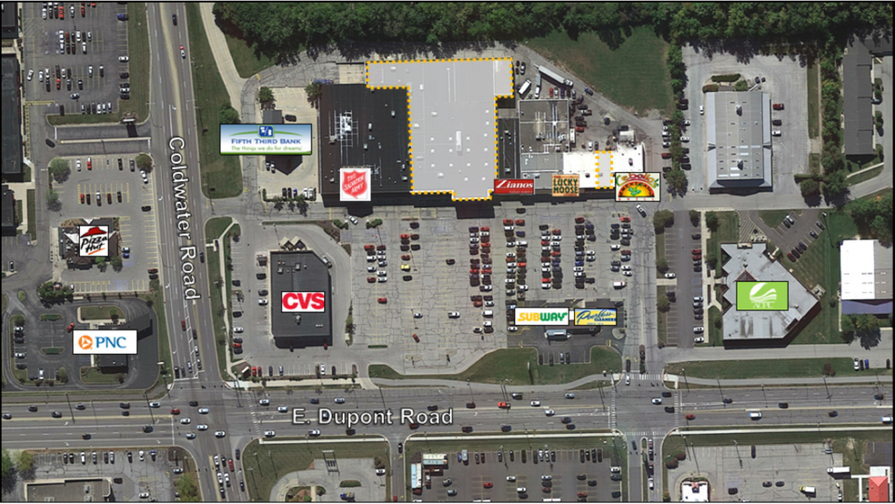 602-714 E Dupont Rd, Fort Wayne, IN for lease - Building Photo - Image 1 of 4