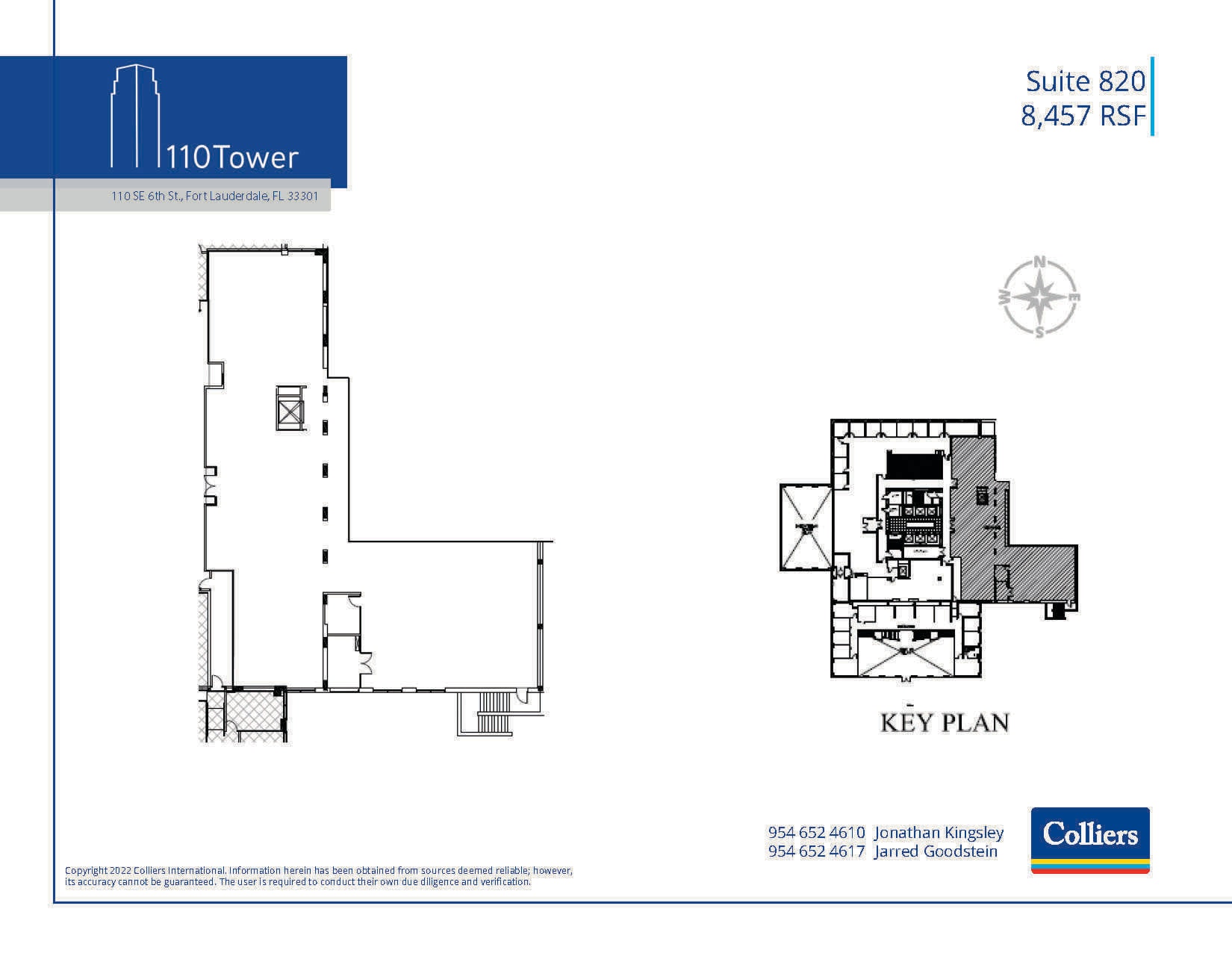 110 SE 6th St, Fort Lauderdale, FL for lease Floor Plan- Image 1 of 2