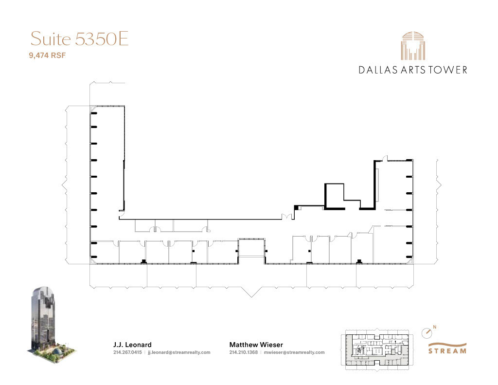 2200 Ross Ave, Dallas, TX for lease Floor Plan- Image 1 of 1