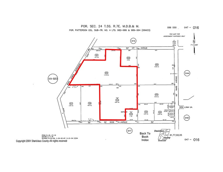 585 Rose, Patterson, CA for sale - Plat Map - Image 2 of 13