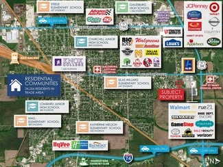 More details for 2470-2474 Veterans Dr, Galesburg, IL - Retail for Lease