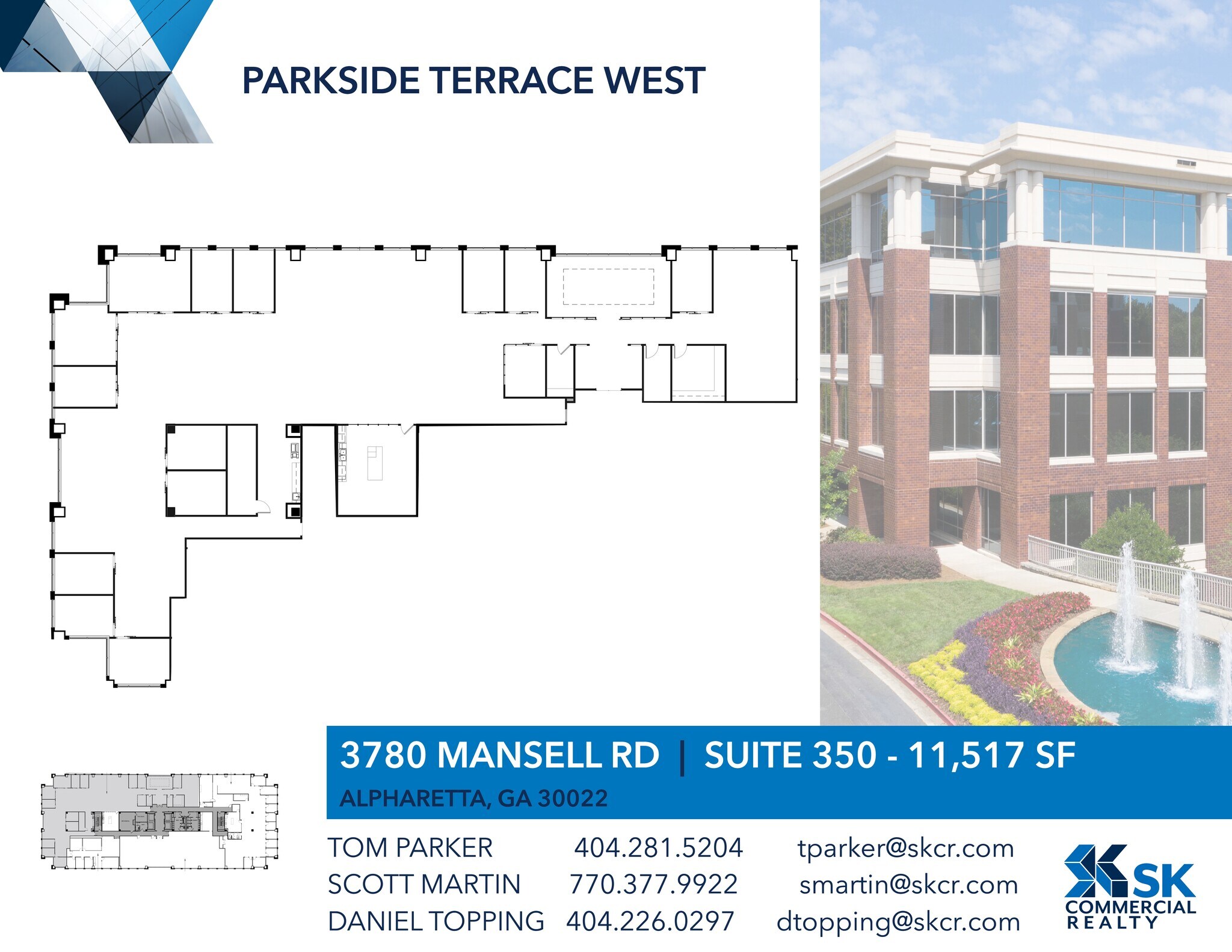 3780 Mansell Rd, Alpharetta, GA for lease Site Plan- Image 1 of 1