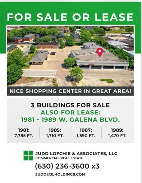 1981-1989 W Galena Blvd, Aurora, IL for sale - Building Photo - Image 1 of 1