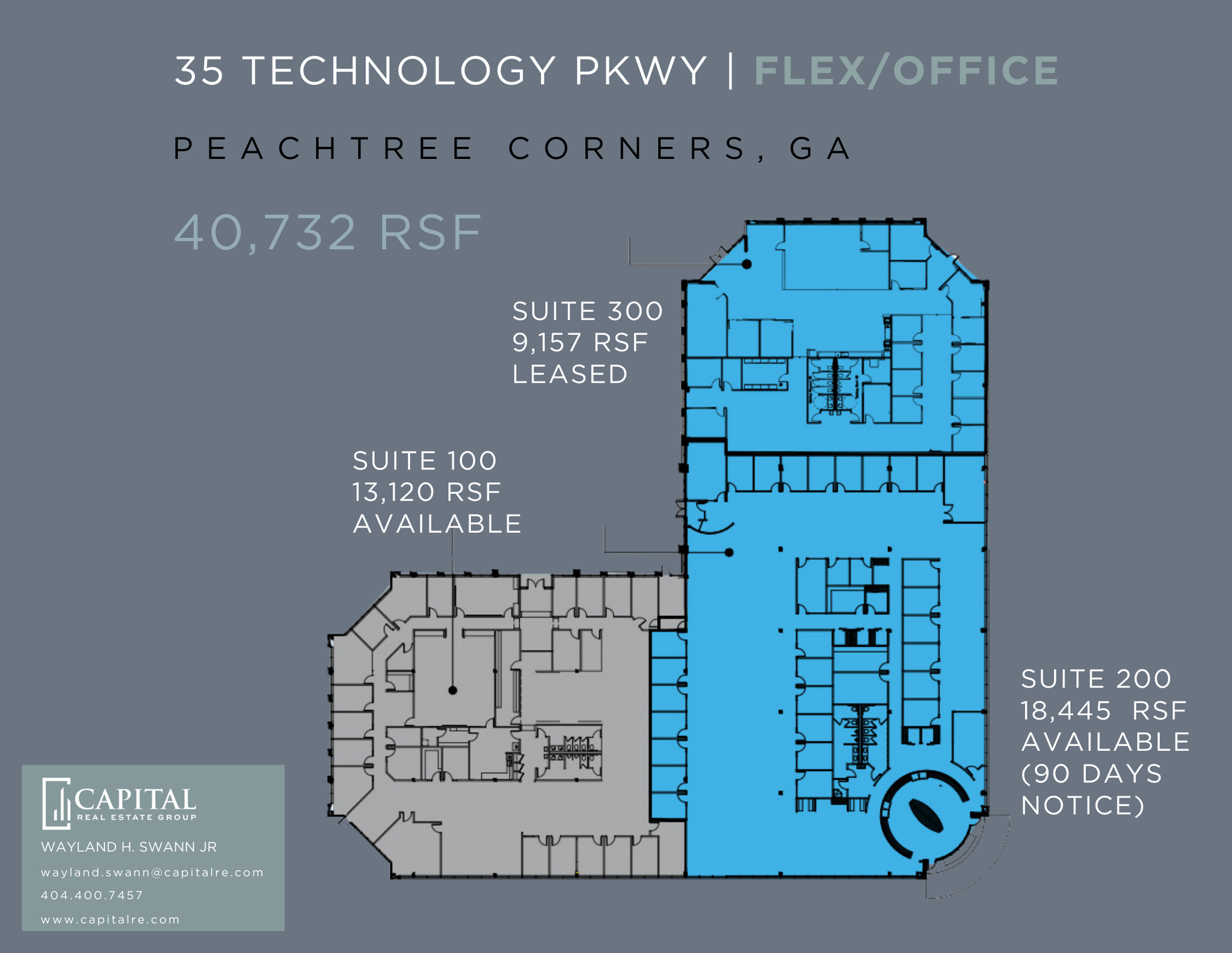 35 Technology Pky S, Peachtree Corners, GA for lease Floor Plan- Image 1 of 1