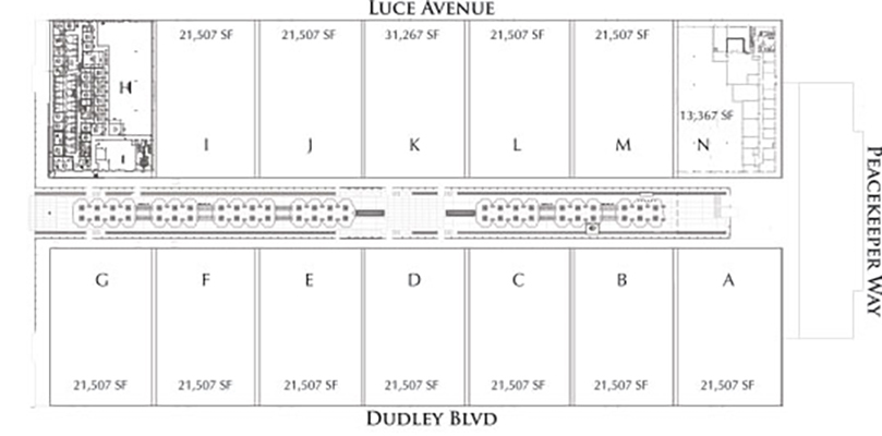 5008-5050 Luce Ave, Mcclellan, CA for lease - Floor Plan - Image 3 of 9