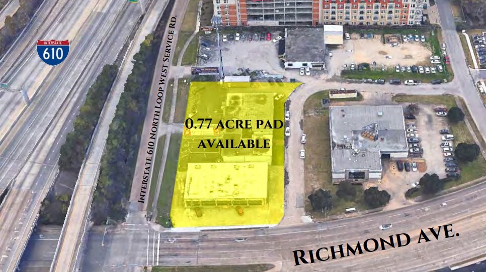 0 Richmond Ave, Houston, TX for lease - Aerial - Image 1 of 1