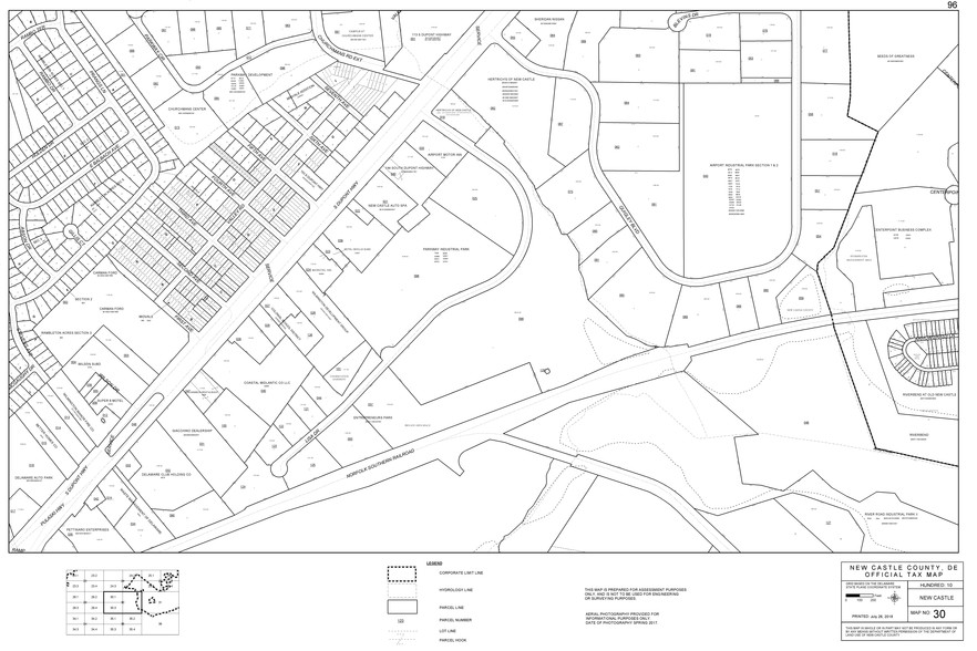 144 Quigley Blvd, New Castle, DE for lease - Plat Map - Image 2 of 9