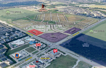 0 Custer Rd, Frisco, TX for lease Aerial- Image 2 of 4