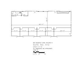 800 Roosevelt Rd, Glen Ellyn, IL for lease Site Plan- Image 1 of 2