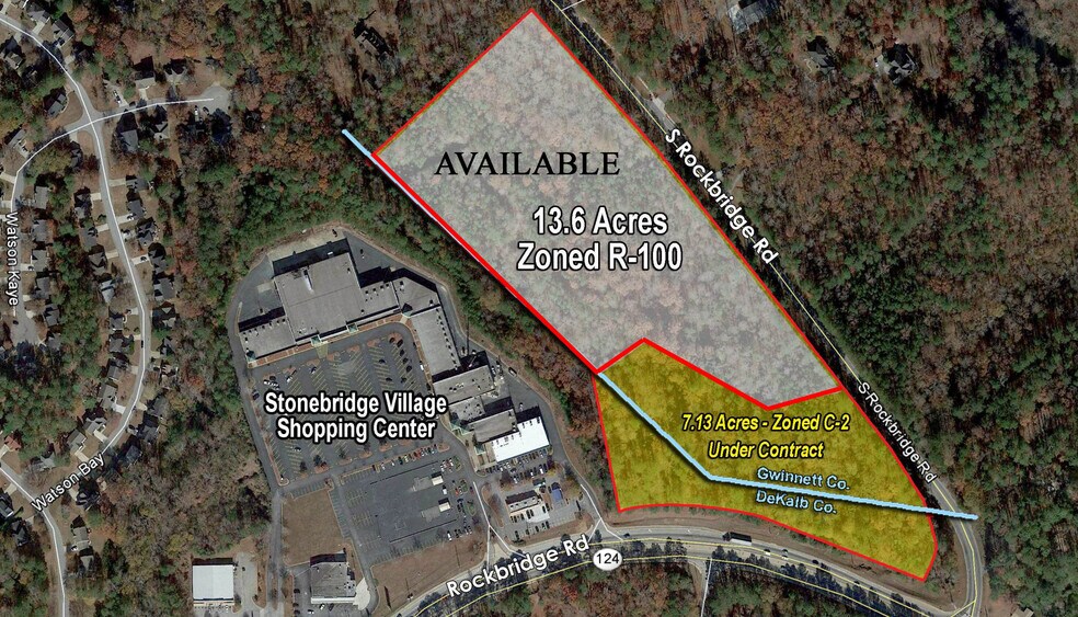 8070-8080 S Rockbridge Rd, Lithonia, GA for sale - Aerial - Image 1 of 7