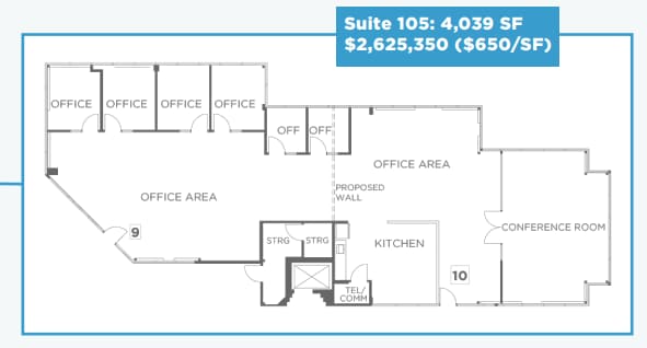 5080 Shoreham Pl, San Diego, CA 92122 - Unit 105 -  - Floor Plan - Image 1 of 1