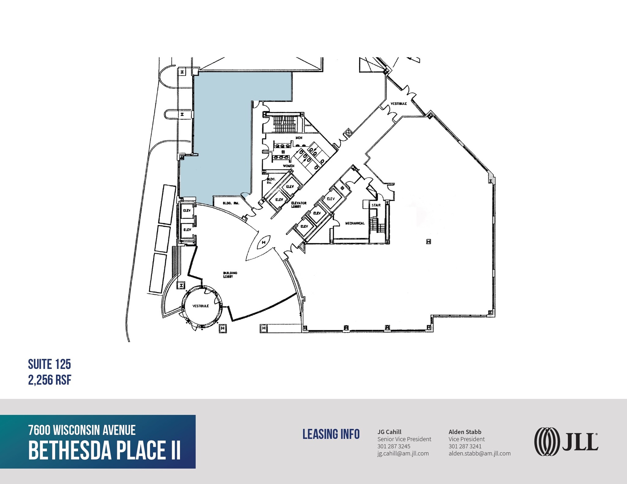 7600 Wisconsin Ave, Bethesda, MD for lease Floor Plan- Image 1 of 1