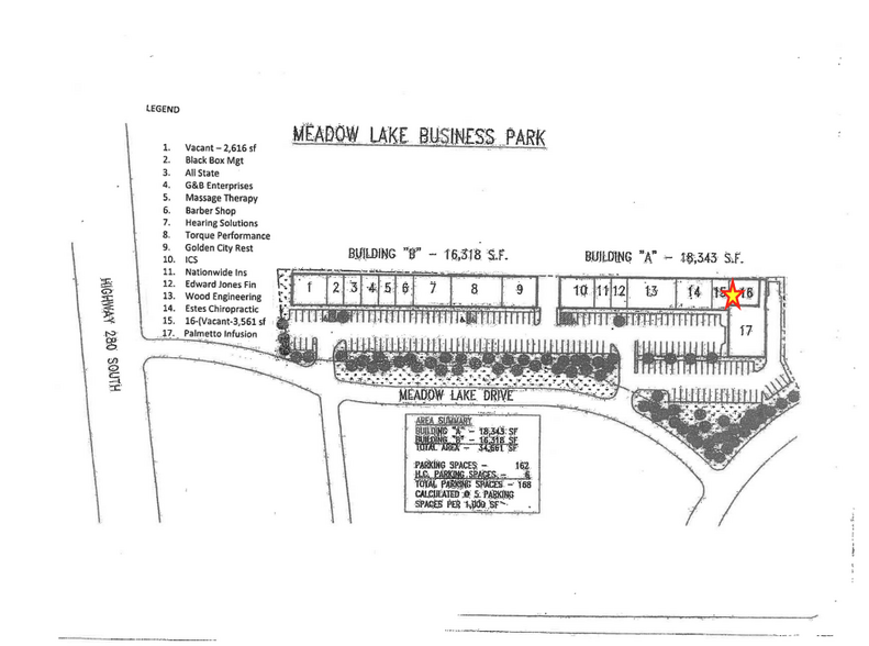 3000 Meadow Lake Dr, Hoover, AL for lease - Site Plan - Image 3 of 4