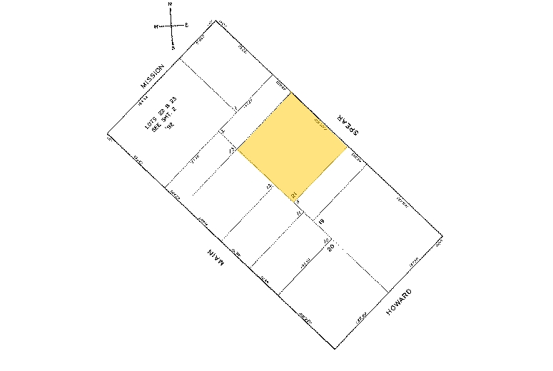 150 Spear St, San Francisco, CA for lease - Plat Map - Image 3 of 3