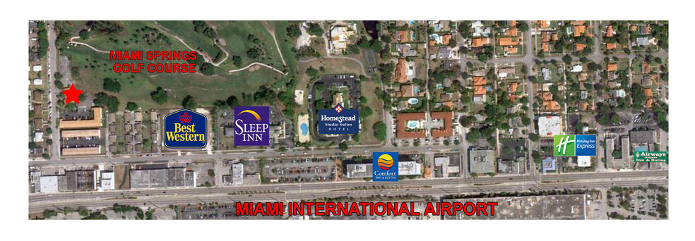 627 Eldron Dr, Miami Springs, FL for sale - Aerial - Image 2 of 6