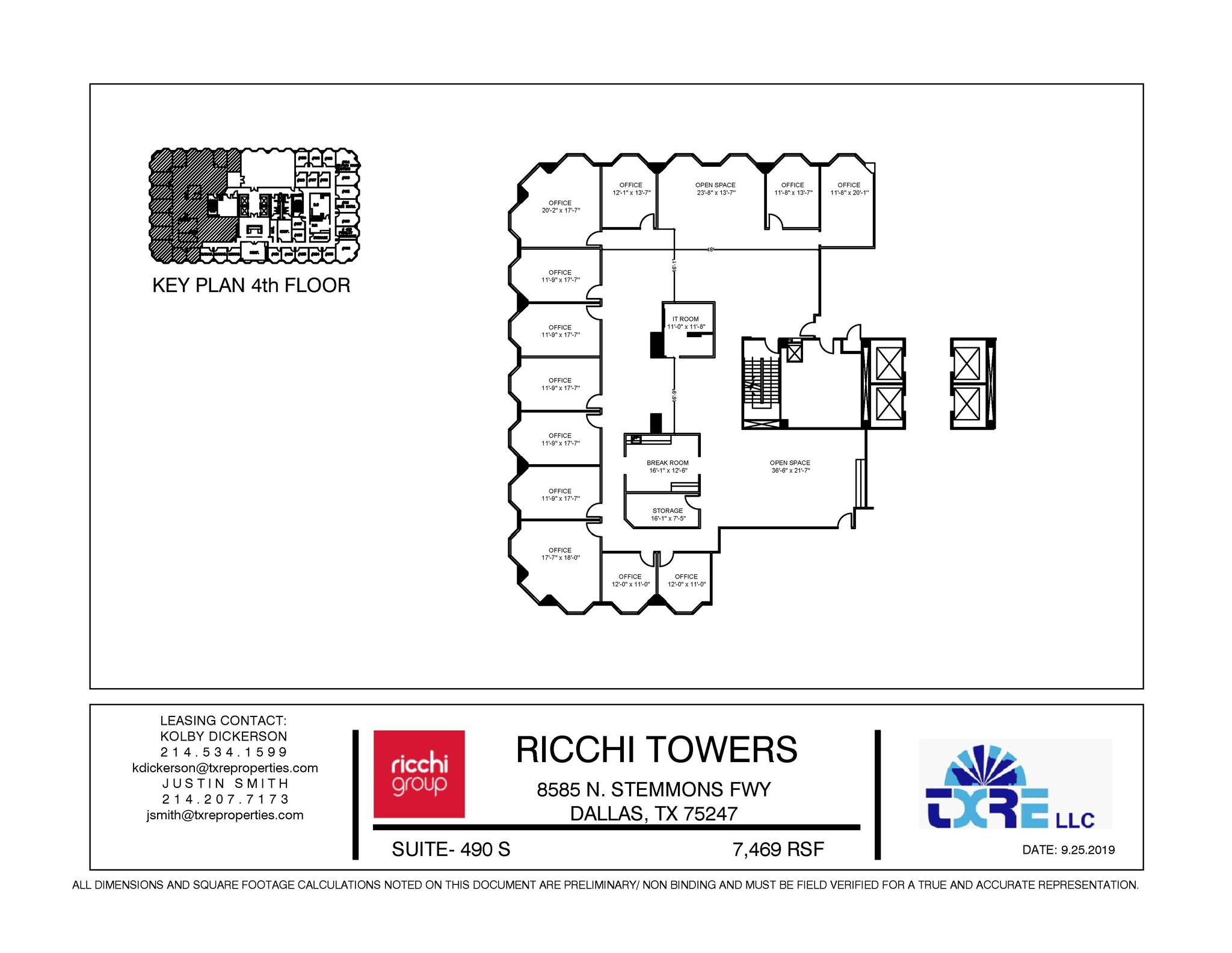 8585 N Stemmons Fwy, Dallas, TX for lease Floor Plan- Image 1 of 1