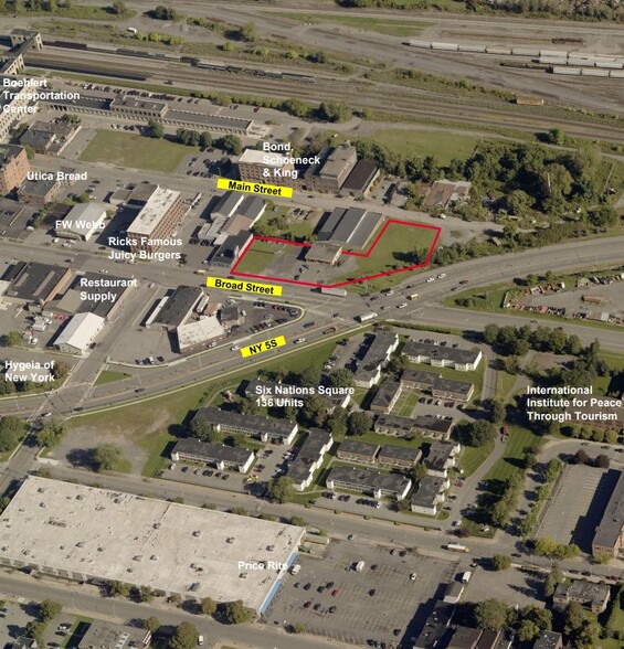 515 Broad St, Utica, NY for lease - Aerial - Image 1 of 4