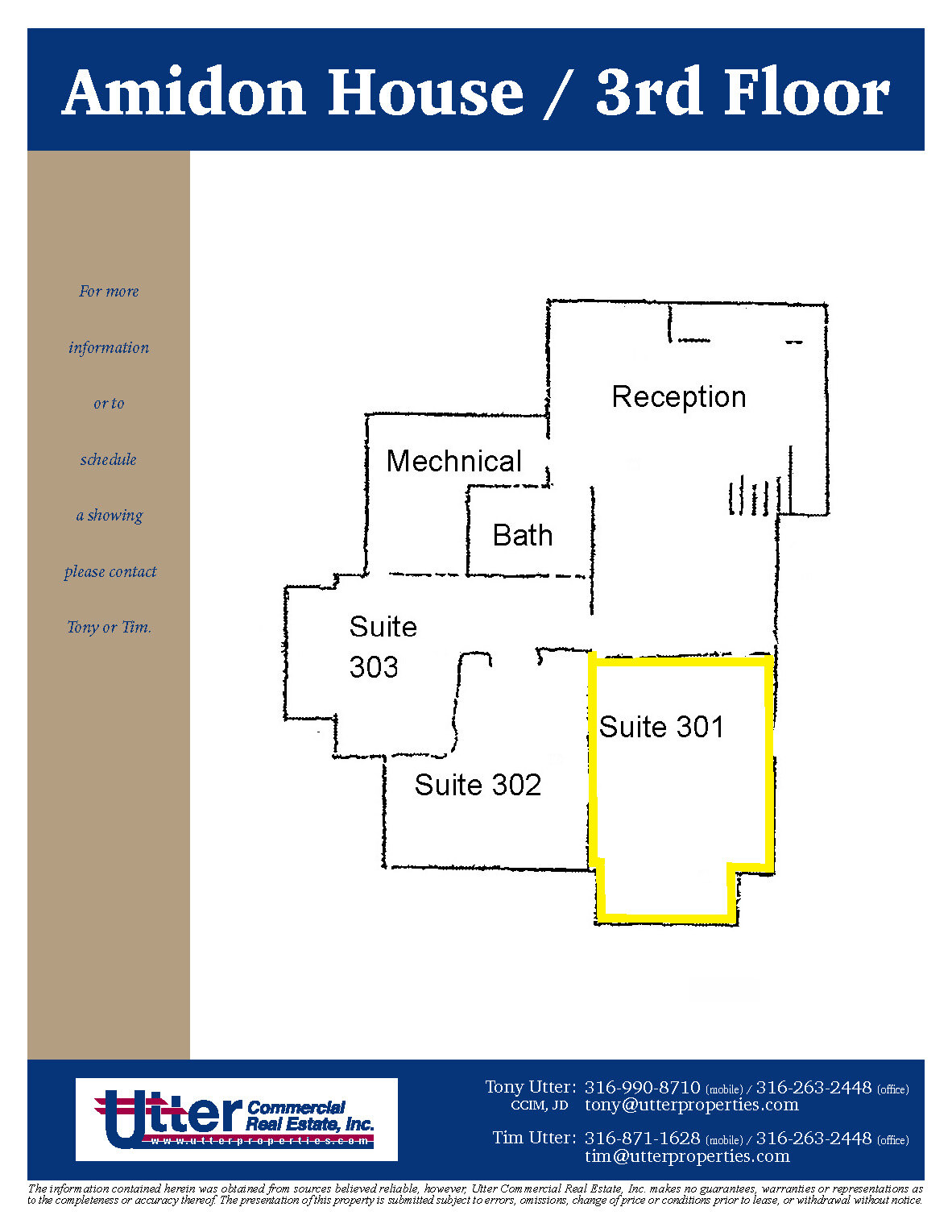 1005 N Market St, Wichita, KS for lease Floor Plan- Image 1 of 1