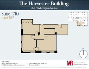 180 N Michigan Ave, Chicago, IL for lease Floor Plan- Image 1 of 6