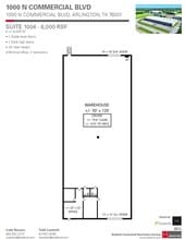 1000-1008 N Commercial Blvd, Arlington, TX for lease Floor Plan- Image 2 of 2