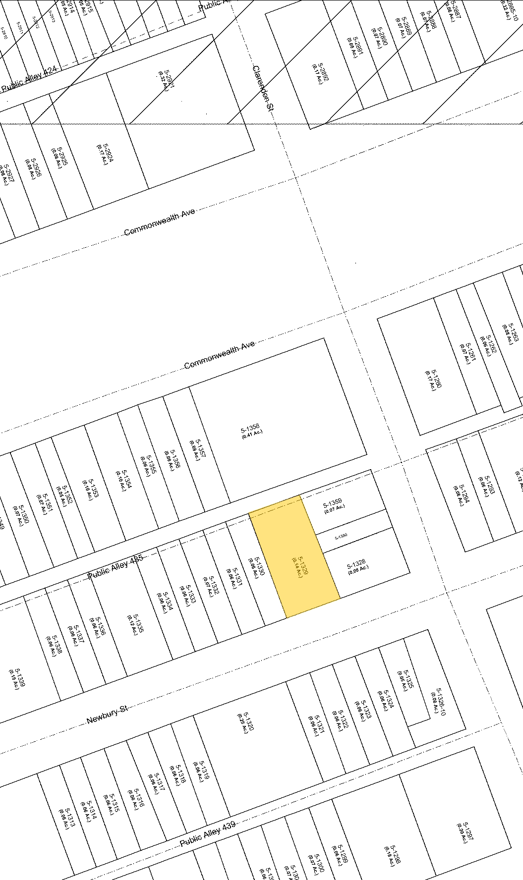 115 Newbury St, Boston, MA for sale Plat Map- Image 1 of 1