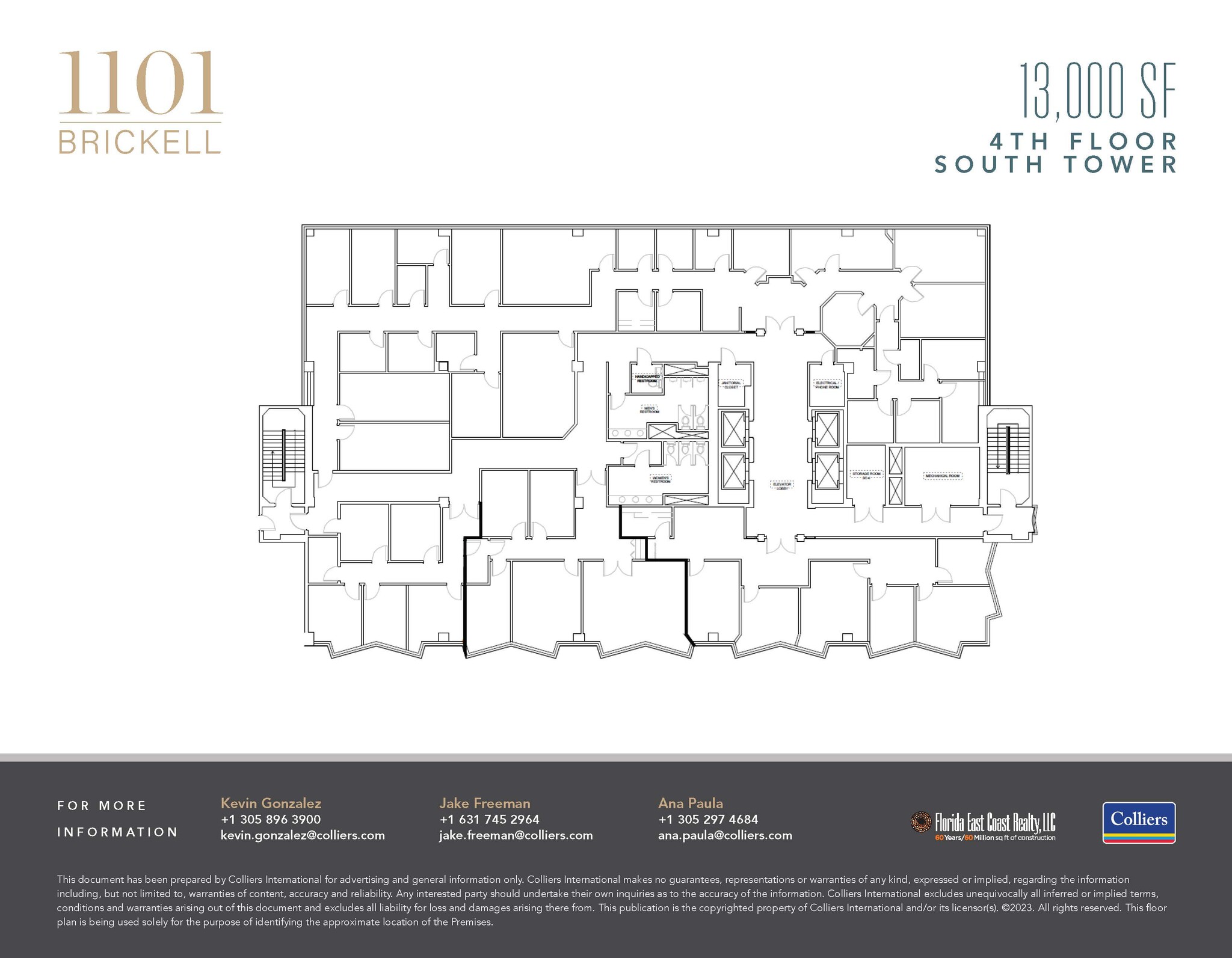 1101 Brickell Ave, Miami, FL for lease Floor Plan- Image 1 of 1