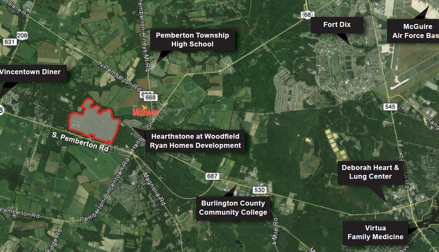 S Pemberton Rd, Pemberton, NJ for sale Primary Photo- Image 1 of 1