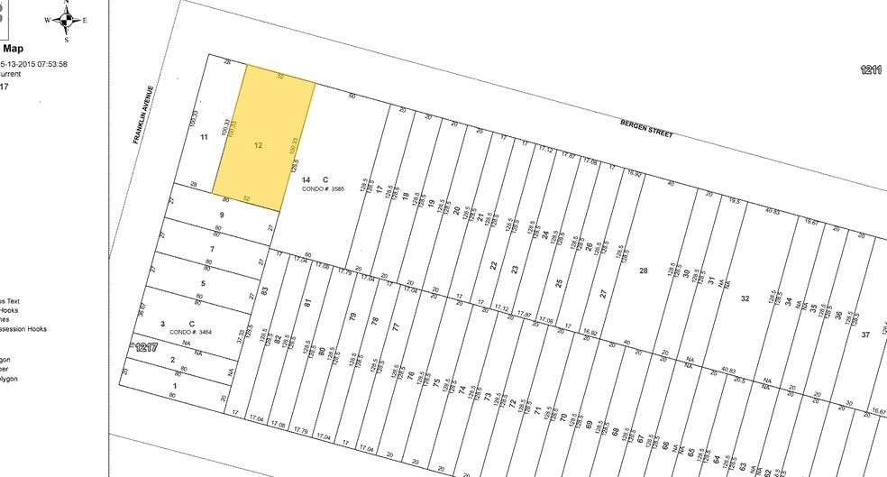 950-952 Bergen St, Brooklyn, NY for sale - Plat Map - Image 2 of 45