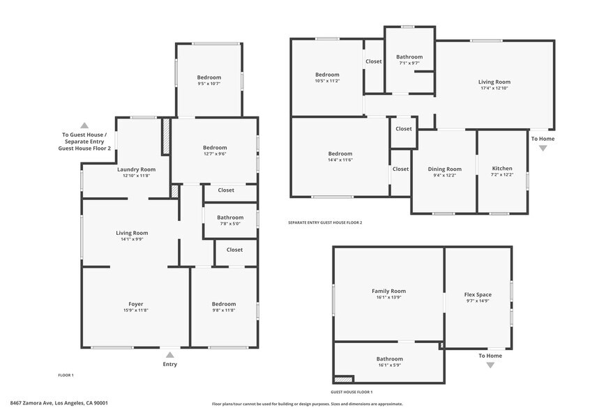 8467 Zamora Ave, Los Angeles, CA for sale - Floor Plan - Image 2 of 10