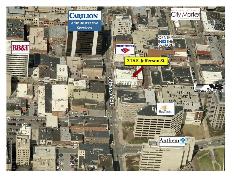 312 S Jefferson St, Roanoke, VA for sale - Building Photo - Image 1 of 1