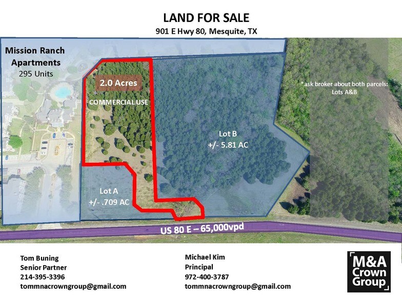 881 US Highway 80 E, Mesquite, TX for sale - Aerial - Image 1 of 1