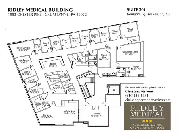1553 Chester Pike, Crum Lynne, PA 19022 - Unit 1-2 -  - Floor Plan - Image 1 of 8