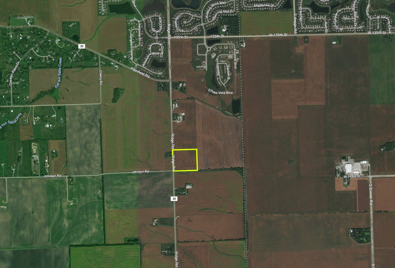 16 AC NEC Of Ridge Rd & Johnson Rd, Plainfield, IL for sale Building Photo- Image 1 of 1