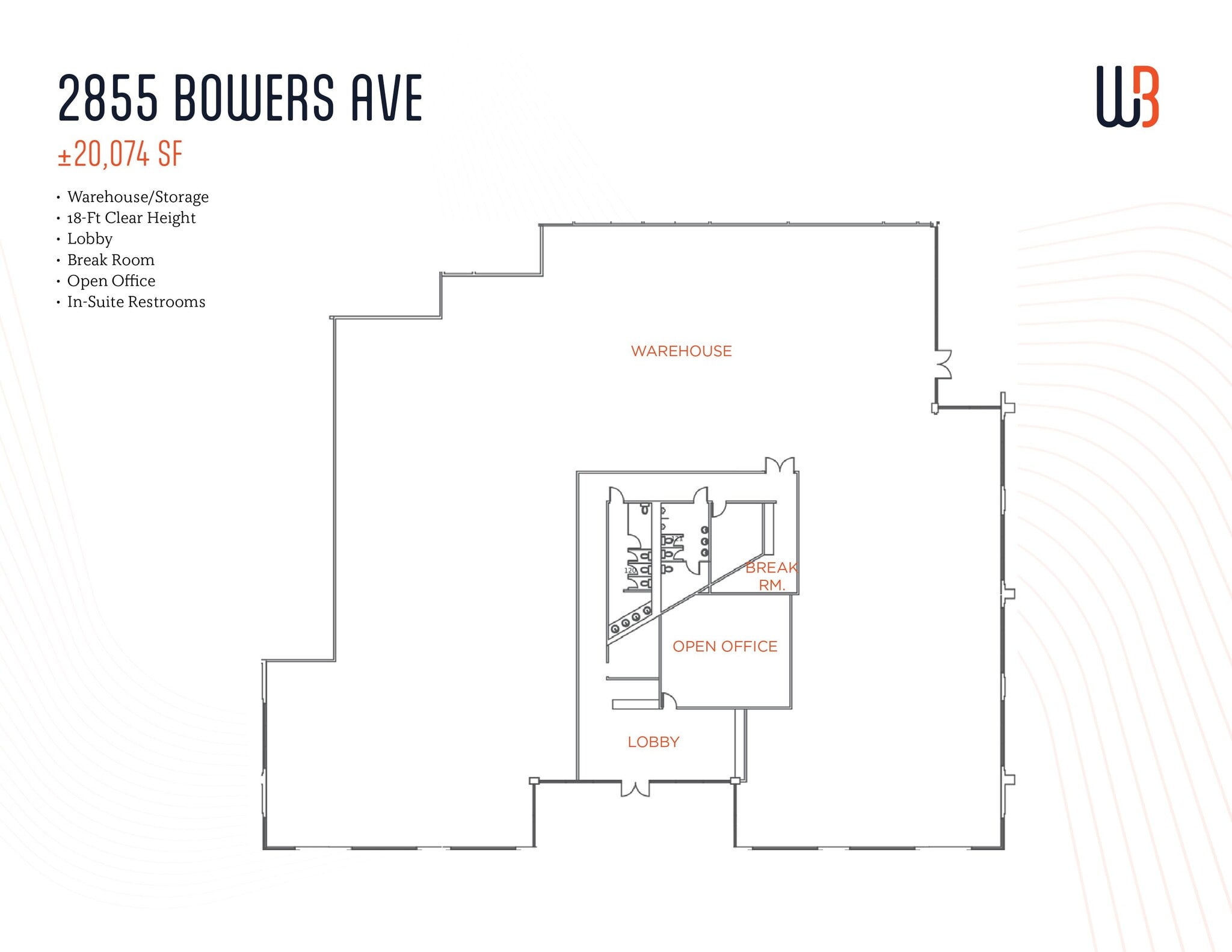 2805 Bowers Ave, Santa Clara, CA for lease Floor Plan- Image 1 of 1