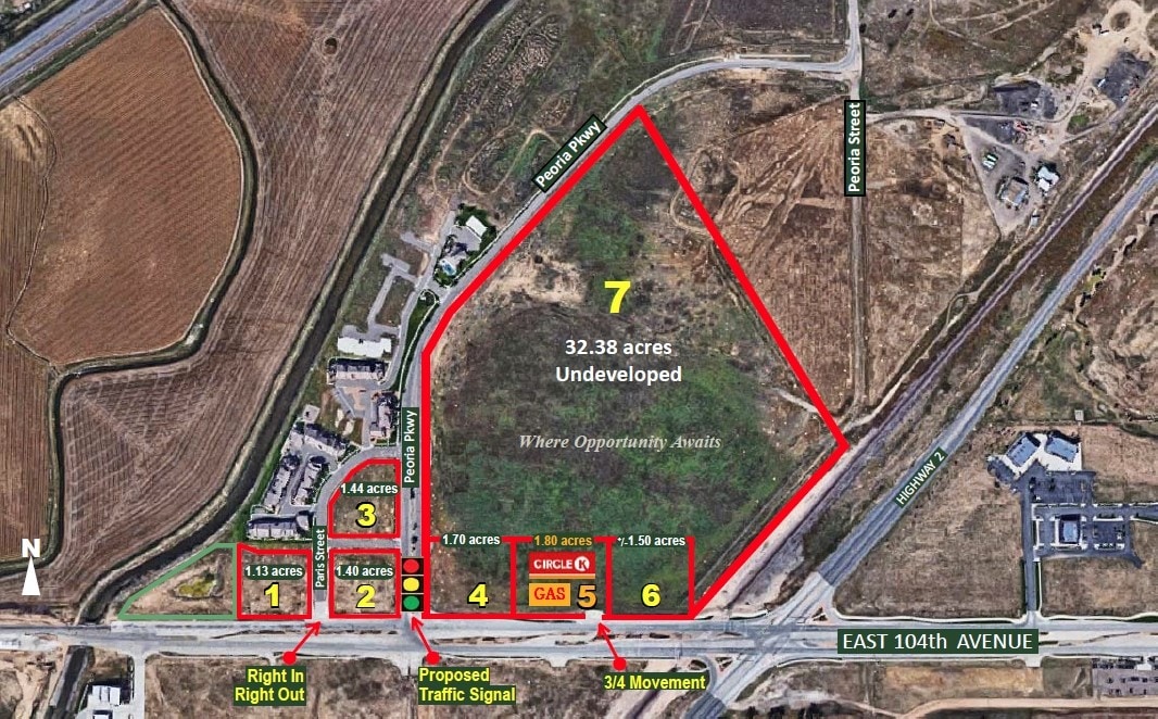 E 104th Ave & Peoria @ Peoria St, Commerce City, CO for sale Primary Photo- Image 1 of 3