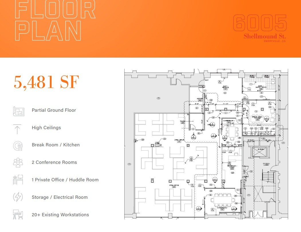 5959 Shellmound St, Emeryville, CA for lease Floor Plan- Image 1 of 1