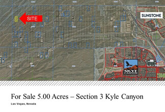 ROCKY AVENUE, Las Vegas, NV - aerial  map view