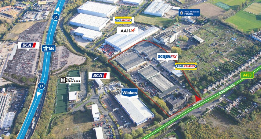 Aldridge Rd, Birmingham for sale Aerial- Image 1 of 1