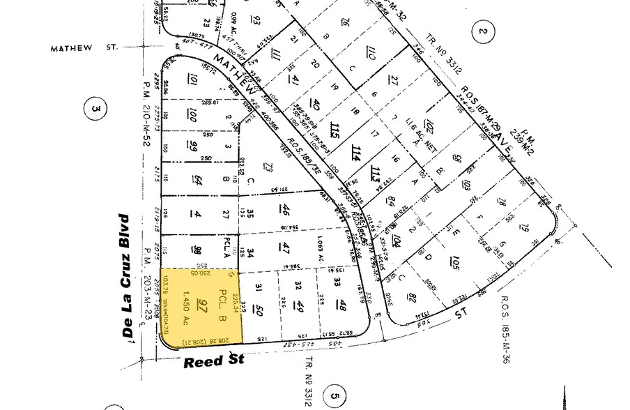 2005 De la Cruz Blvd, Santa Clara, CA for lease - Plat Map - Image 2 of 7