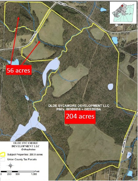 Mill Grove Rd, Charlotte, NC for sale - Plat Map - Image 1 of 4