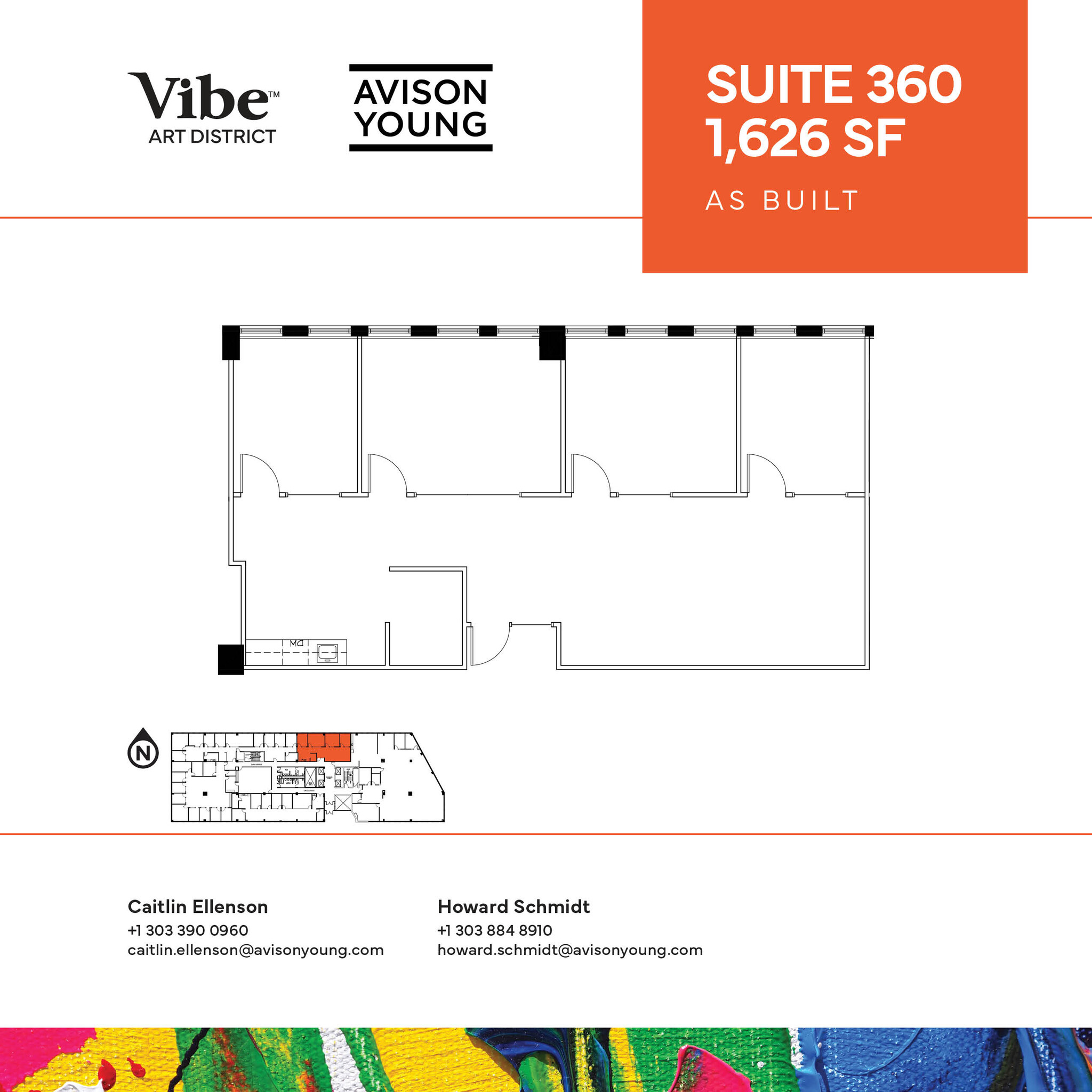 1391 N Speer Blvd, Denver, CO for lease Floor Plan- Image 1 of 1