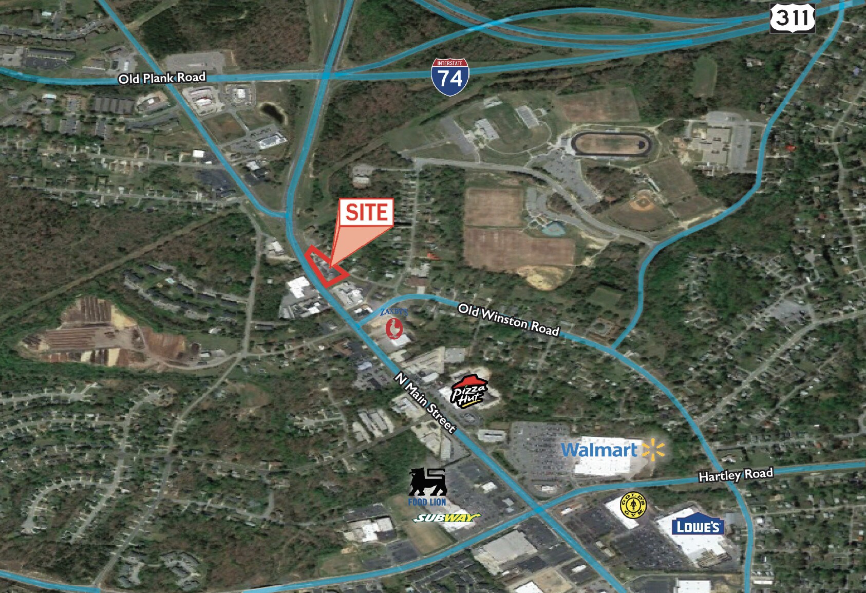 3030 N Main St, High Point, NC for sale Aerial- Image 1 of 1