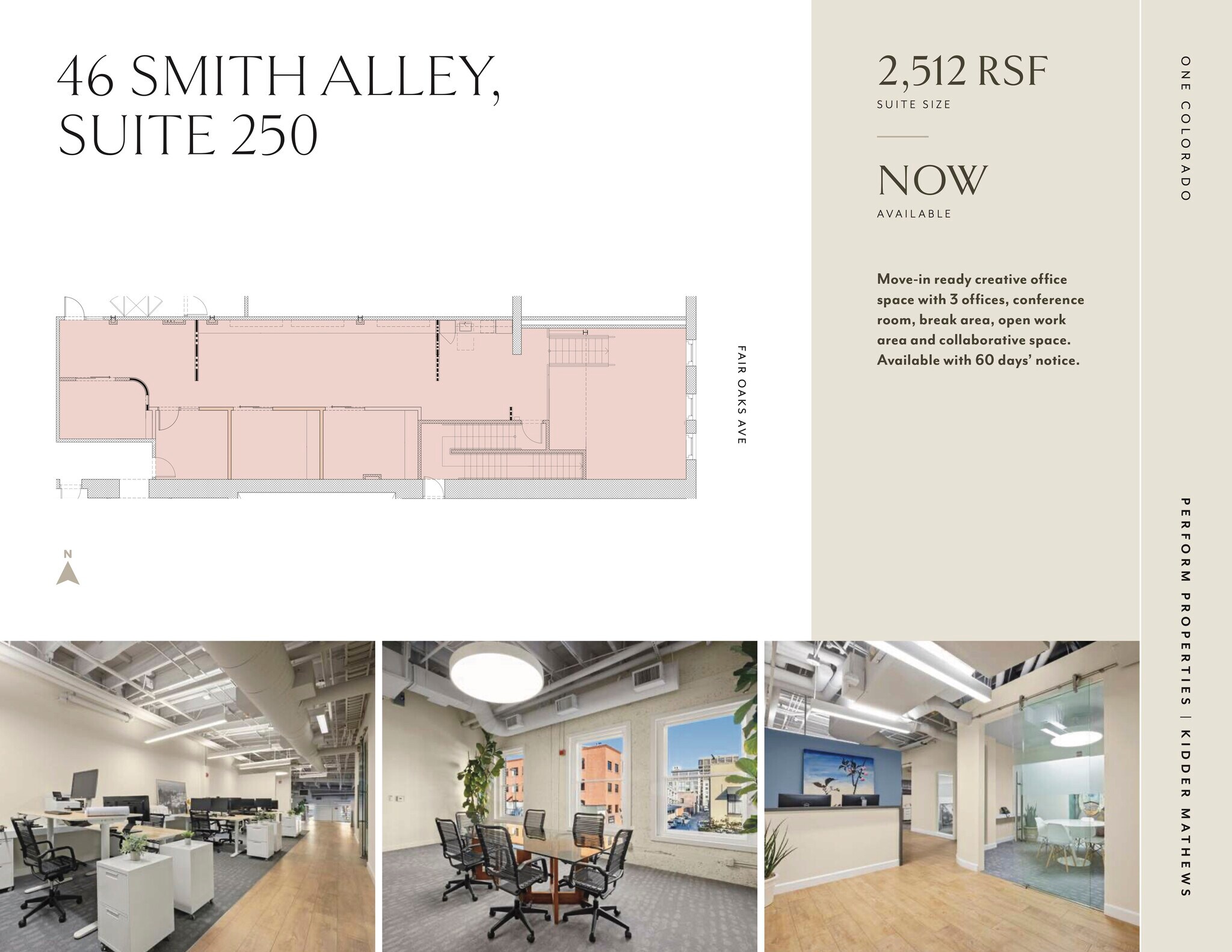61-75 W Colorado Blvd, Pasadena, CA for lease Floor Plan- Image 1 of 2